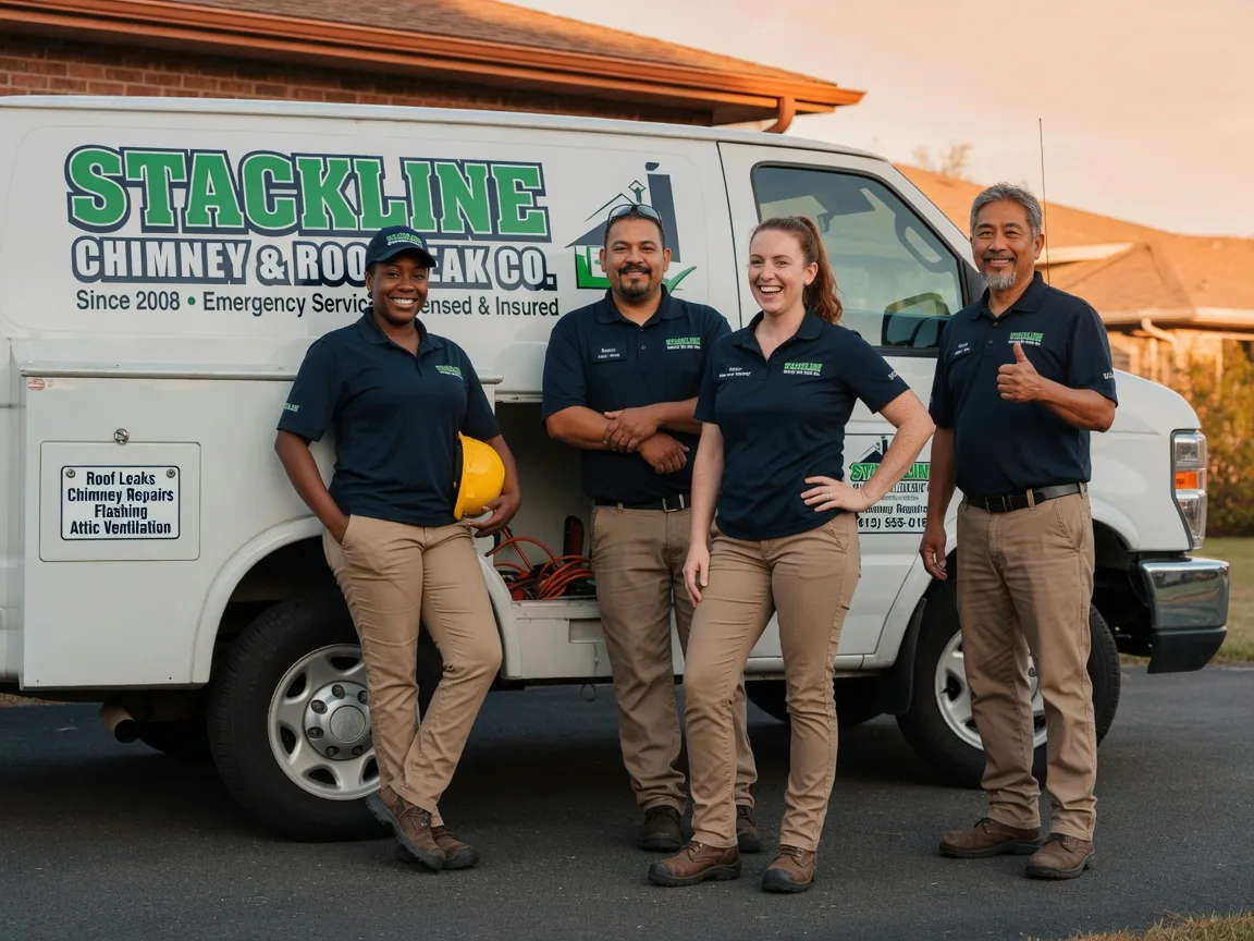 Chimney flashing repair company in Redcrest, CA